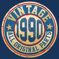 Vintage 1990 All Original Parts 30th Birthday T-Shirt