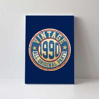 Vintage 1990 All Original Parts 30th Birthday Canvas