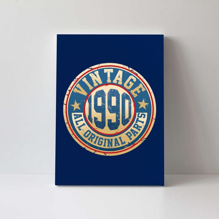 Vintage 1990 All Original Parts 30th Birthday Canvas