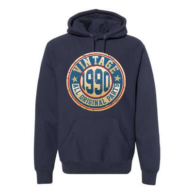 Vintage 1990 All Original Parts 30th Birthday Premium Hoodie