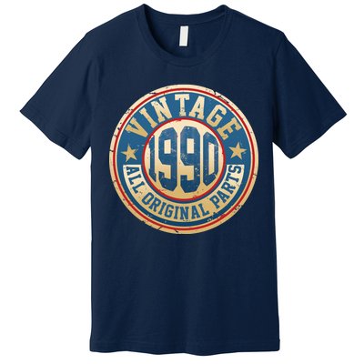 Vintage 1990 All Original Parts 30th Birthday Premium T-Shirt