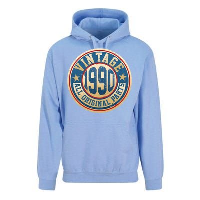 Vintage 1990 All Original Parts 30th Birthday Unisex Surf Hoodie