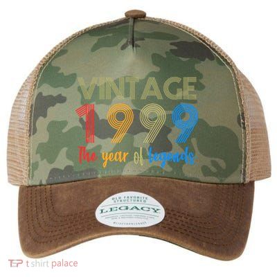 Vintage 1999 The Year Of Legends 21st Birthday Legacy Tie Dye Trucker Hat