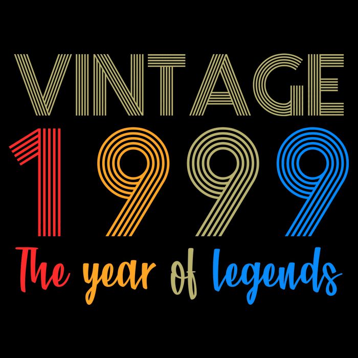 Vintage 1999 The Year Of Legends 21st Birthday Cooling Performance Crew T-Shirt
