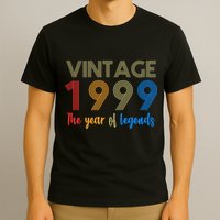 Vintage 1999 The Year Of Legends 21st Birthday T-Shirt