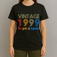 Vintage 1999 The Year Of Legends 21st Birthday T-Shirt