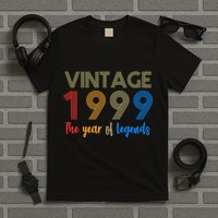 Vintage 1999 The Year Of Legends 21st Birthday T-Shirt