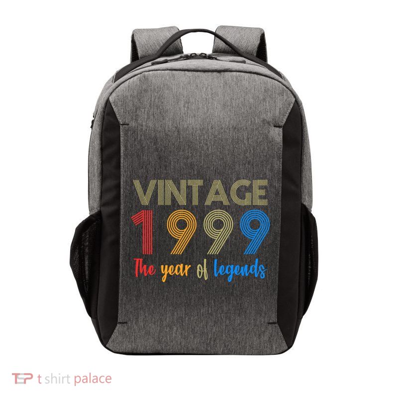Vintage 1999 The Year Of Legends 21st Birthday Vector Backpack