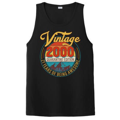 Vintage 2000 Quarantine Edition 21 Years of Being Awesome Birthday PosiCharge Competitor Tank