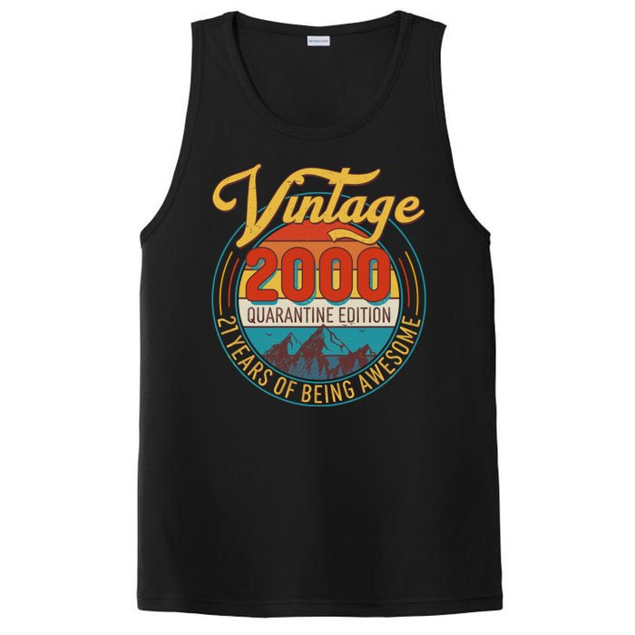 Vintage 2000 Quarantine Edition 21 Years of Being Awesome Birthday PosiCharge Competitor Tank