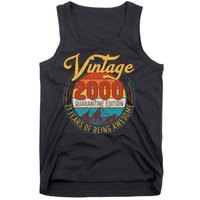 Vintage 2000 Quarantine Edition 21 Years of Being Awesome Birthday Tank Top