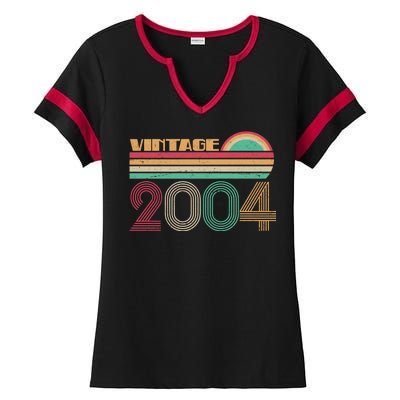 Vintage 2004 16th Birthday Ladies Halftime Notch Neck Tee