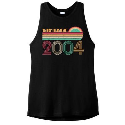 Vintage 2004 16th Birthday Ladies PosiCharge Tri-Blend Wicking Tank