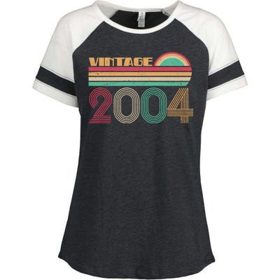 Vintage 2004 16th Birthday Enza Ladies Jersey Colorblock Tee