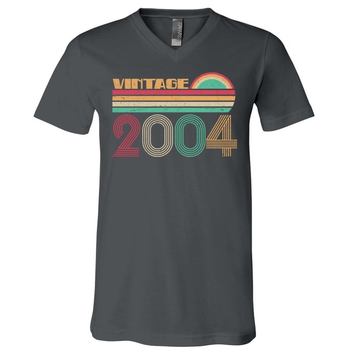 Vintage 2004 16th Birthday V-Neck T-Shirt