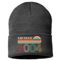 Vintage 2004 16th Birthday Sustainable Knit Beanie