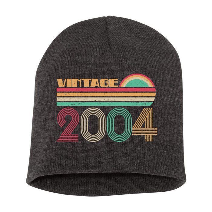 Vintage 2004 16th Birthday Short Acrylic Beanie