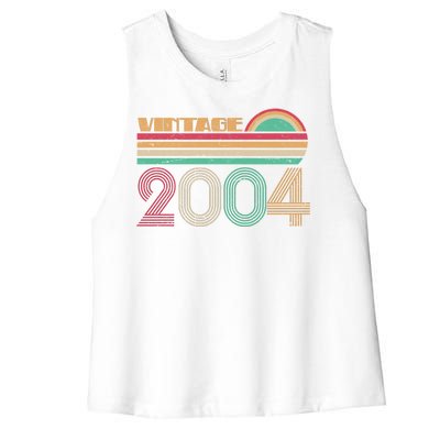 Vintage 2004 16th Birthday Women's Racerback Cropped Tank