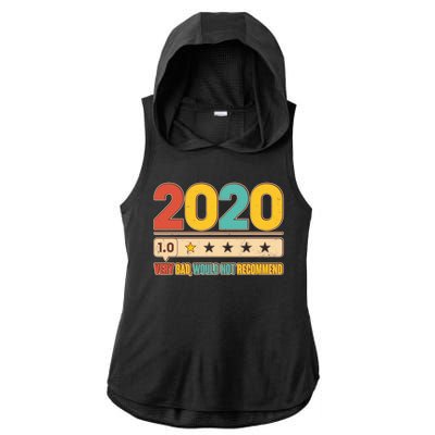 Vintage 2020 1 Star Rating Very Bad Would Not Recommend Ladies PosiCharge Tri-Blend Wicking Draft Hoodie Tank