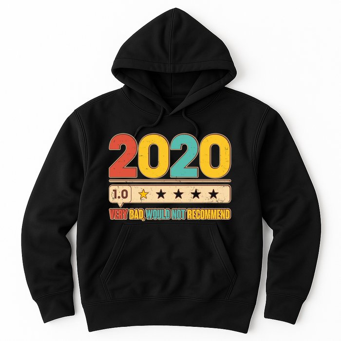 Vintage 2020 1 Star Rating Very Bad Would Not Recommend Hoodie
