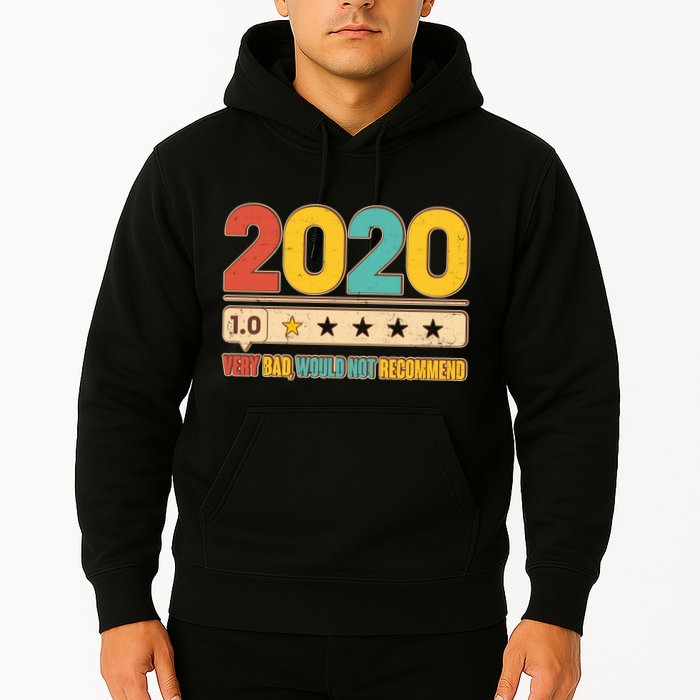 Vintage 2020 1 Star Rating Very Bad Would Not Recommend Hoodie