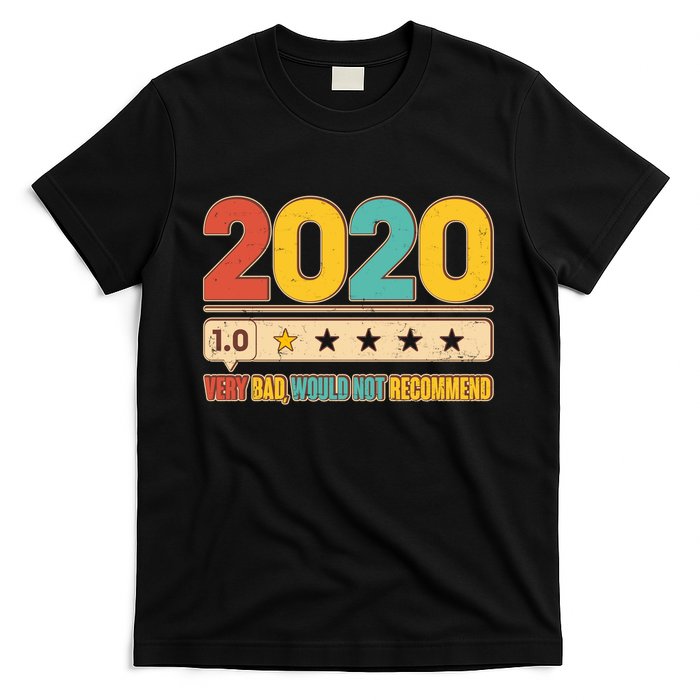 Vintage 2020 1 Star Rating Very Bad Would Not Recommend T-Shirt