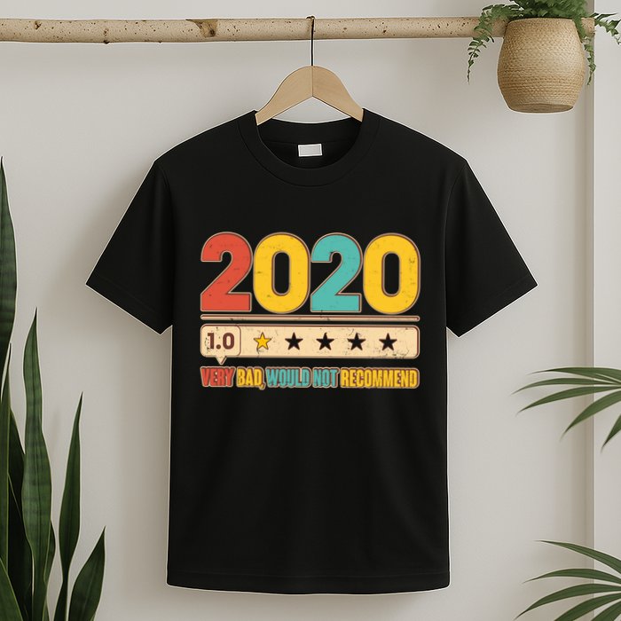Vintage 2020 1 Star Rating Very Bad Would Not Recommend T-Shirt