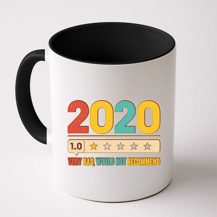 Vintage 2020 1 Star Rating Very Bad Would Not Recommend Mug