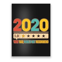 Vintage 2020 1 Star Rating Very Bad Would Not Recommend Poster