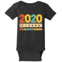 Vintage 2020 1 Star Rating Very Bad Would Not Recommend Baby Bodysuit