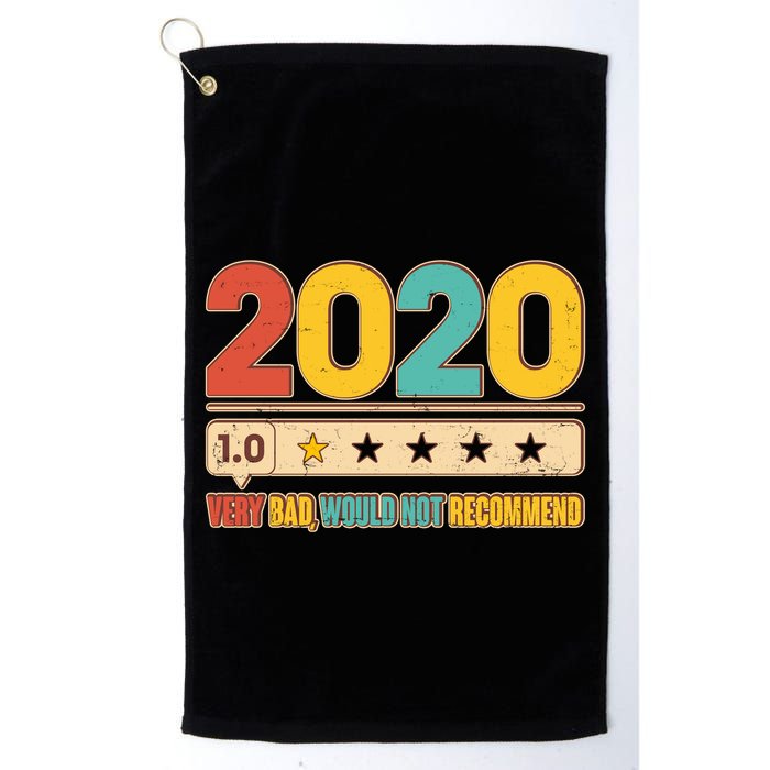 Vintage 2020 1 Star Rating Very Bad Would Not Recommend Golf Towel