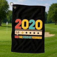 Vintage 2020 1 Star Rating Very Bad Would Not Recommend Golf Towel