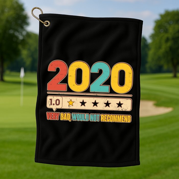 Vintage 2020 1 Star Rating Very Bad Would Not Recommend Golf Towel