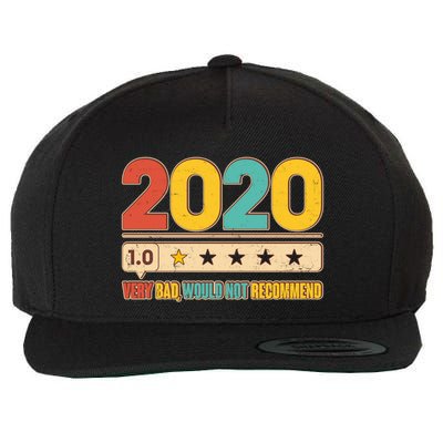 Vintage 2020 1 Star Rating Very Bad Would Not Recommend Wool Snapback Cap