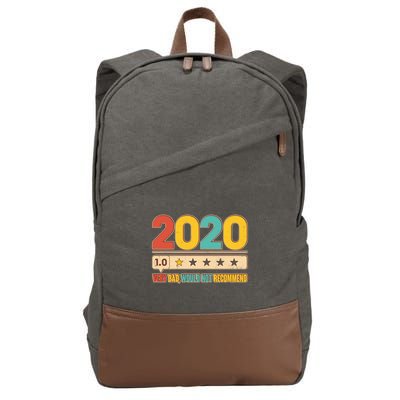Vintage 2020 1 Star Rating Very Bad Would Not Recommend Cotton Canvas Backpack