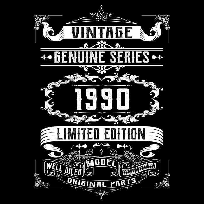 Vintage 30th Birthday Genuine Series 1990 Bag
