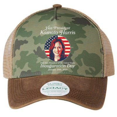 Vintage 49th Vice President Kamala Harris Inauguration Day Legacy Tie Dye Trucker Hat