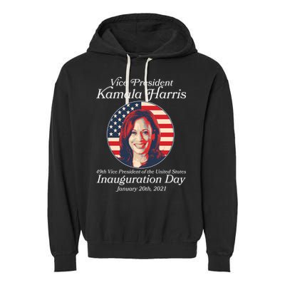 Vintage 49th Vice President Kamala Harris Inauguration Day Garment-Dyed Fleece Hoodie