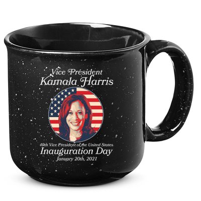Vintage 49th Vice President Kamala Harris Inauguration Day 15oz Campfire Ceramic Mug