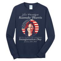 Vintage 49th Vice President Kamala Harris Inauguration Day Tall Long Sleeve T-Shirt