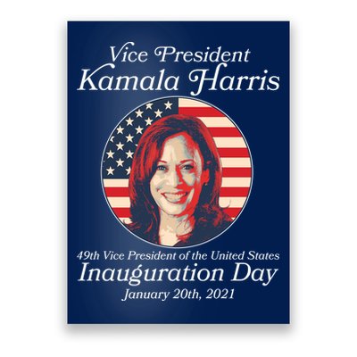 Vintage 49th Vice President Kamala Harris Inauguration Day Poster