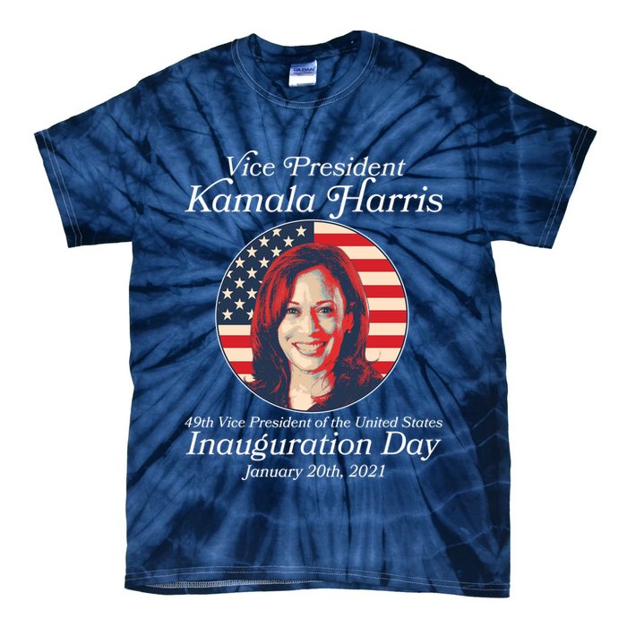 Vintage 49th Vice President Kamala Harris Inauguration Day Tie-Dye T-Shirt