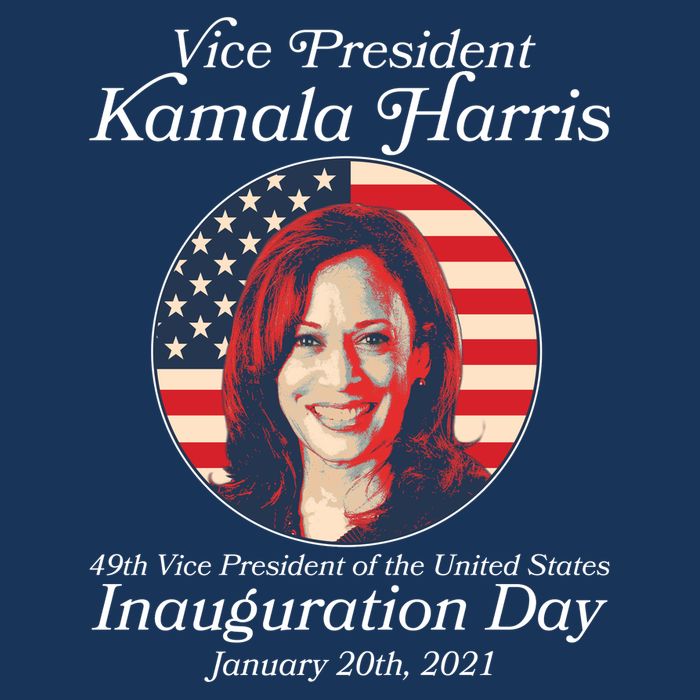 Vintage 49th Vice President Kamala Harris Inauguration Day Tie-Dye T-Shirt