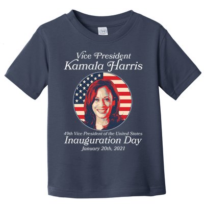 Vintage 49th Vice President Kamala Harris Inauguration Day Toddler T-Shirt