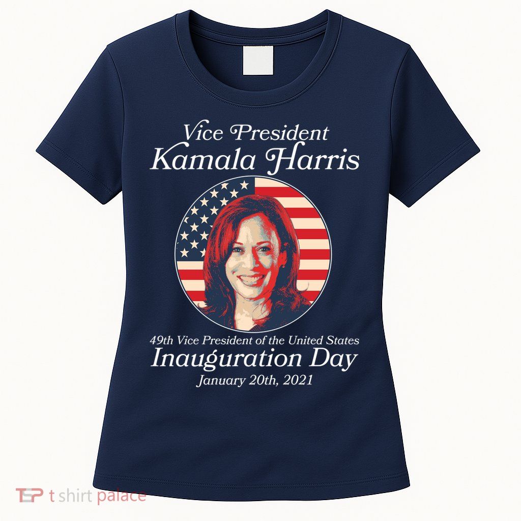 Vintage 49th Vice President Kamala Harris Inauguration Day Womens T-Shirt