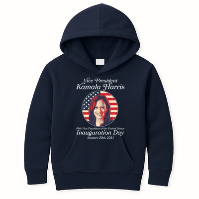 Vintage 49th Vice President Kamala Harris Inauguration Day Kids Hoodie