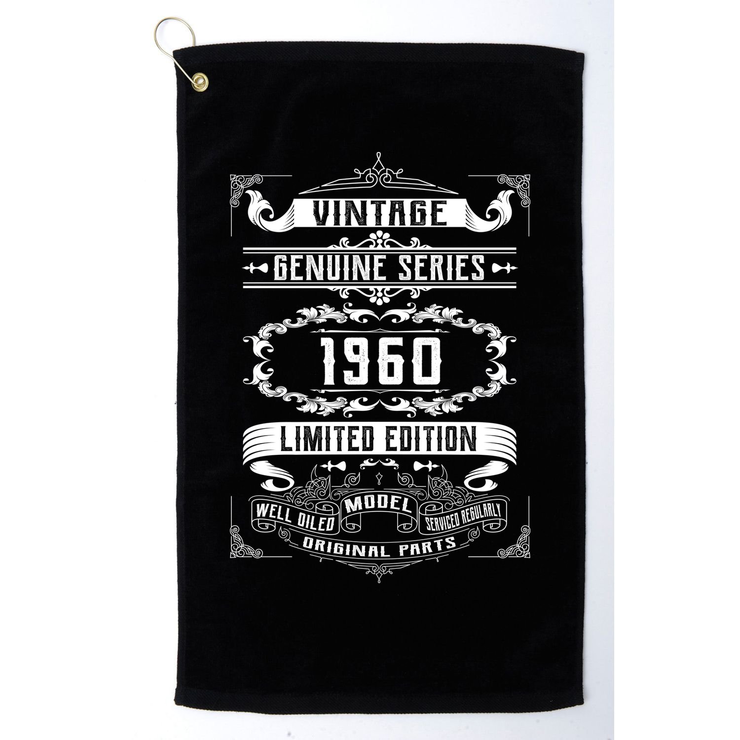 Vintage 60th Birthday Genuine Series 1960 Golf Towel