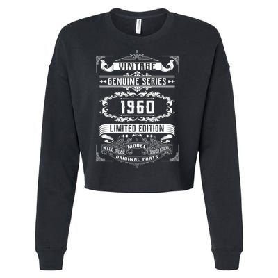 Vintage 60th Birthday Genuine Series 1960 Cropped Pullover Crew