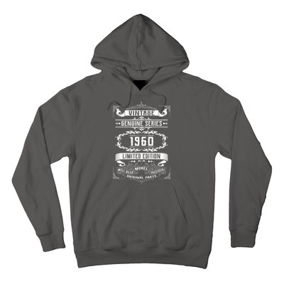 Vintage 60th Birthday Genuine Series 1960 Hoodie