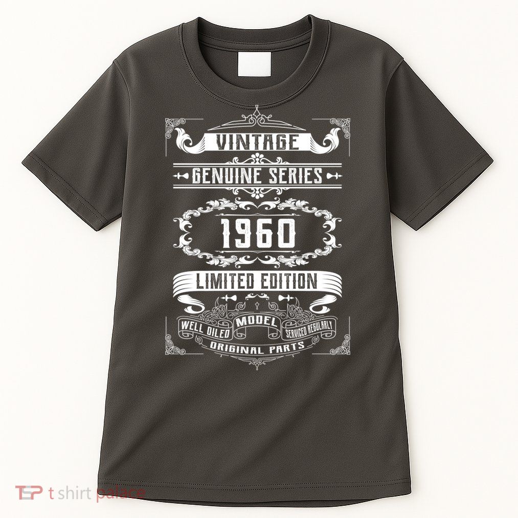Vintage 60th Birthday Genuine Series 1960 Tall T-Shirt